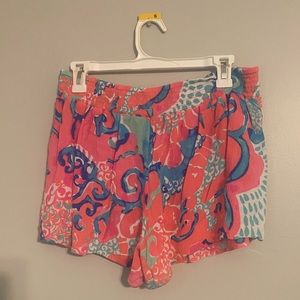 Lilly Pulitzer Printed Elastic Waist Shorts